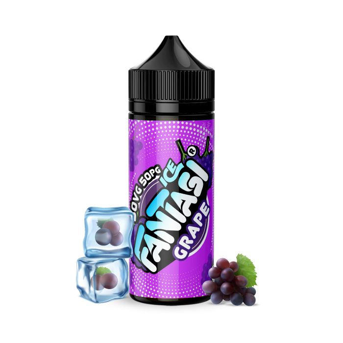 313596 Grape Ice 50/50 E Liquid Fantasi